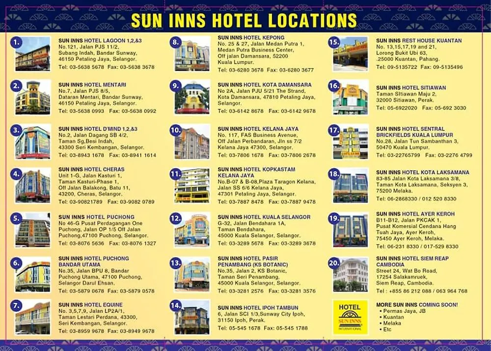Sun Inns Hotel Sentral, Brickfields